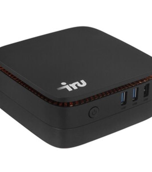 Неттоп IRU 110JLCN Cel N4500 (1.1) 8Gb SSD256Gb UHDG без ОС GbitEth WiFi BT 30W черный (2152166)