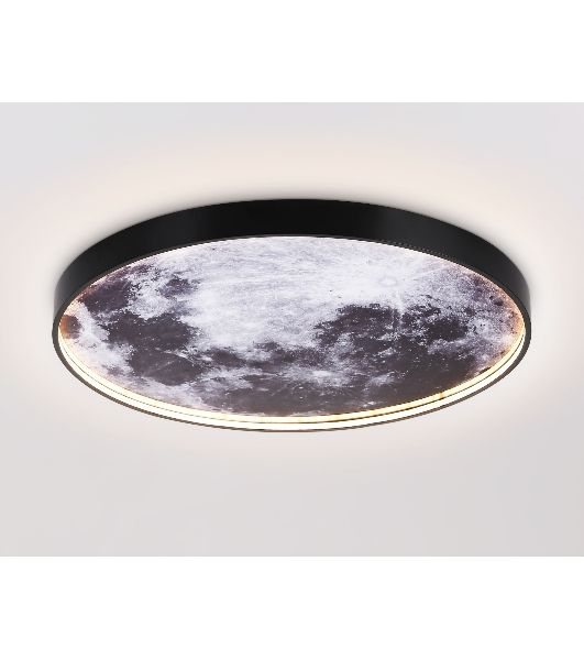 Настенно-потолочный светодиодный светильник Ambrella light FW11113 BK черный 31W LED 3000-6400K D500*38
