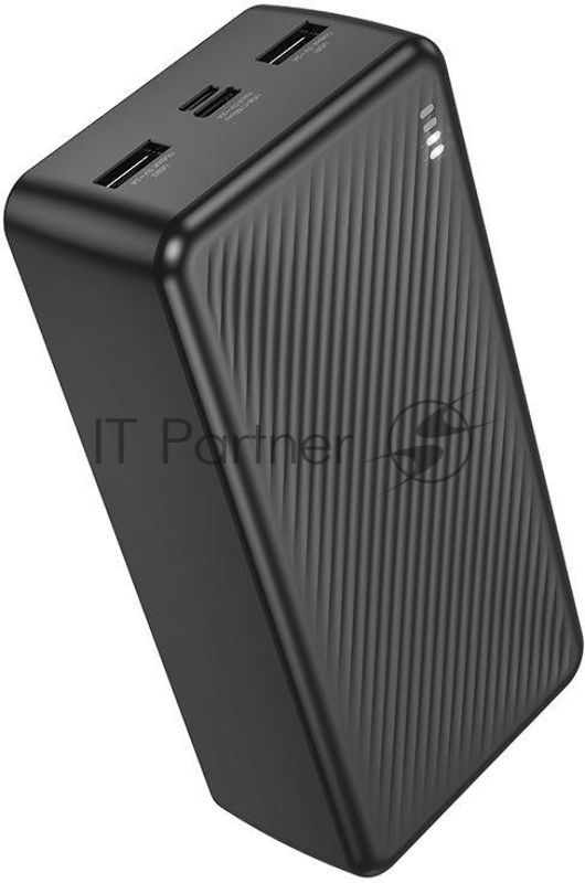 Портативный аккумулятор BOROFONE (6941991116438) BJ55B 30000mAh 2USB 2A LED-индикатор, черный