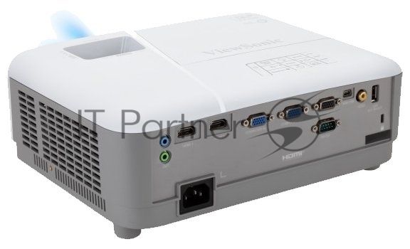 Проектор ViewSonic PA503XP (DLP, XGA 1024x768, 3600Lm, 22000:1, 2xHDMI, 1x2W speaker, 3D Ready, lamp 15000hrs, White, 2.2kg)