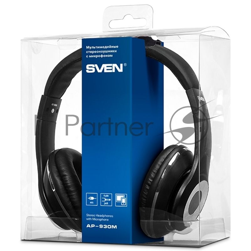 Наушники SVEN AP-930M черный 3 5 мм