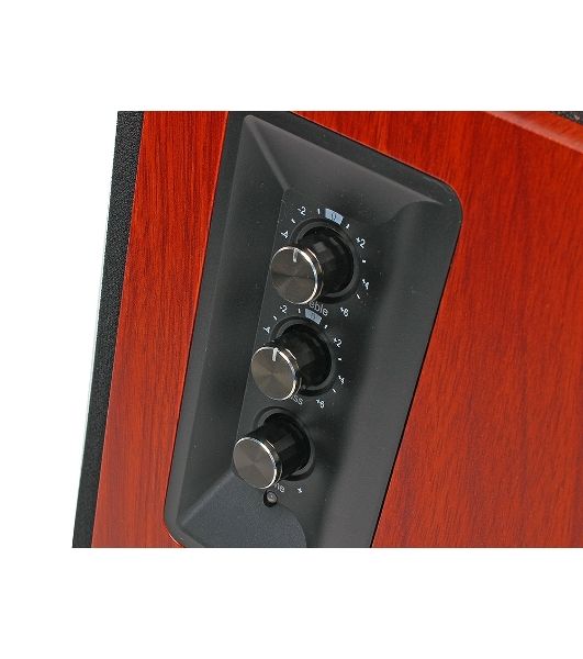 Колонки Edifier R1700 ВТ 2.0 Активные, 2 x 33W RMS, 85 дБА, дерево, беспроводной пульт ДУ