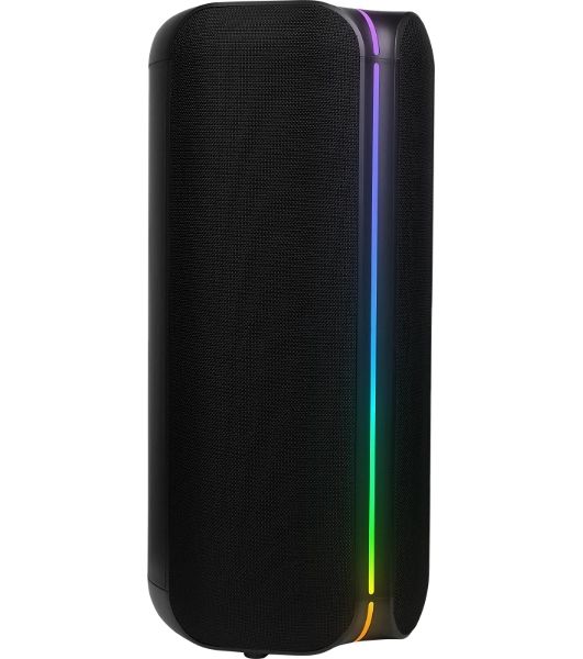 Портативная колонка Ural Болт 64х21 черный 640W 2.0 BT/3.5Jack/USB-C 10м 5200mAh (УРАЛ БОЛТ 64Х21)