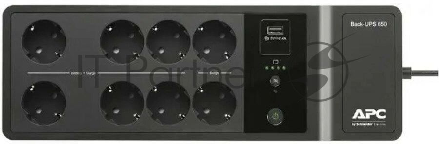 Источник бесперебойного питания APC Back-UPS BE650G2-GR/650ВА/400Вт/8xCEE 7 (евророзетка)