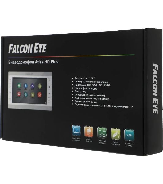 Видеодомофон Falcon Eye Atlas Plus HD черный