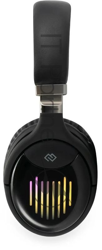Беспроводные/проводные наушники Digma BT-16 черный, накладные, Bluetooth + проводной, складная конструкция, до 10 ч