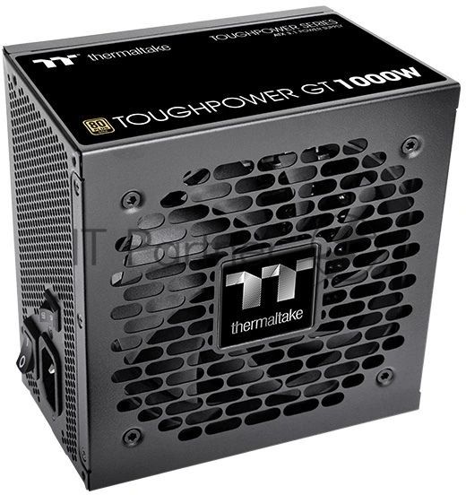 Блок питания Thermaltake Toughpower GT 1000W, 1000Вт, 80+ Gold, 120мм, модульный, черный
