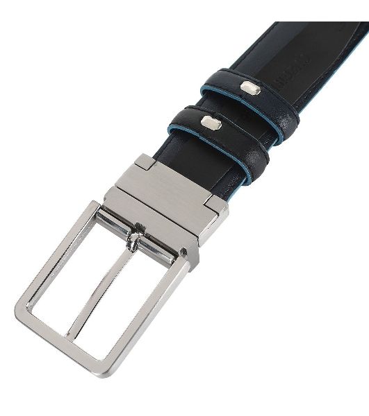 Ремень мужской Piquadro Blue Square CU2619B2/NBLU2, черный/темно-синий, натур.кожа