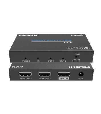 Усилитель - распределитель Infobit iSwitch 102 1х2 HDMI 4K60