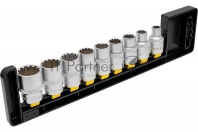 Набор головок BERGER BG2039 торцевых 1/2'' spline 9 предметов