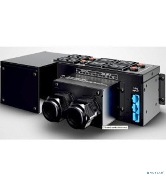 Блок Service Bypass PDU CyberPower MBP60AHVIEC82U 5kVa – 10kVa, 2U, Input/Output Hardwire Kit x 1, IEC C13 x 4, IEC C19 x 4, 288 x 88 x 141, 2.8kg