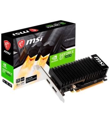 Видеокарта MSI PCI-E GT 1030 2GHD4 LP OC nVidia GeForce GT 1030 2048Mb 64bit DDR4 1189/2100/HDMIx1/DPx1/HDCP Ret low profile Видеокарта MSI PCI-E GT 1030 2GHD4 LP OC nVidia GeForce GT 1030 2048Mb 64bit DDR4 1189/2100/HDMIx1/DPx1/HDCP Ret low profile
