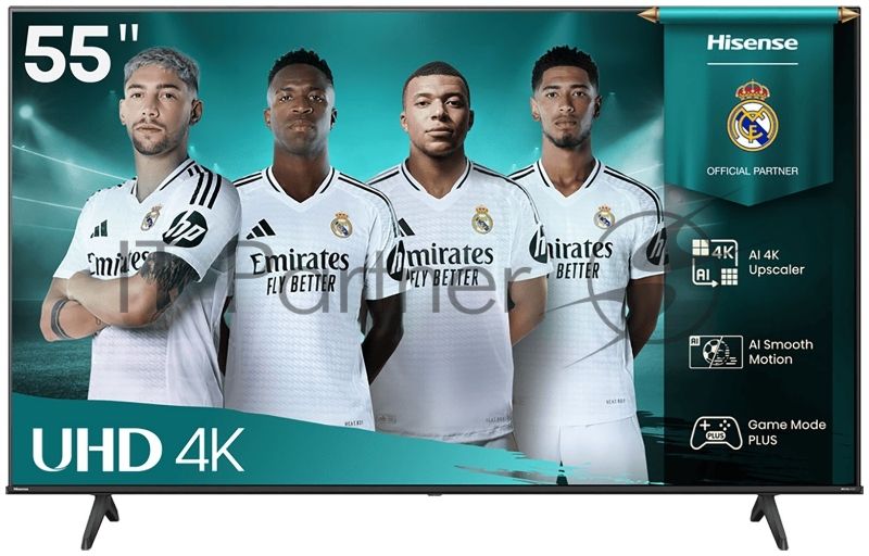 Телевизор Hisense 55'' 55A6Q черный DLED UHD 60Hz Smart TV