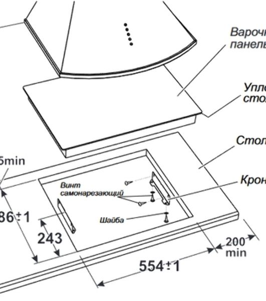 Электрическая варочная панель Gefest ПВЭ 4233 К12 15716000