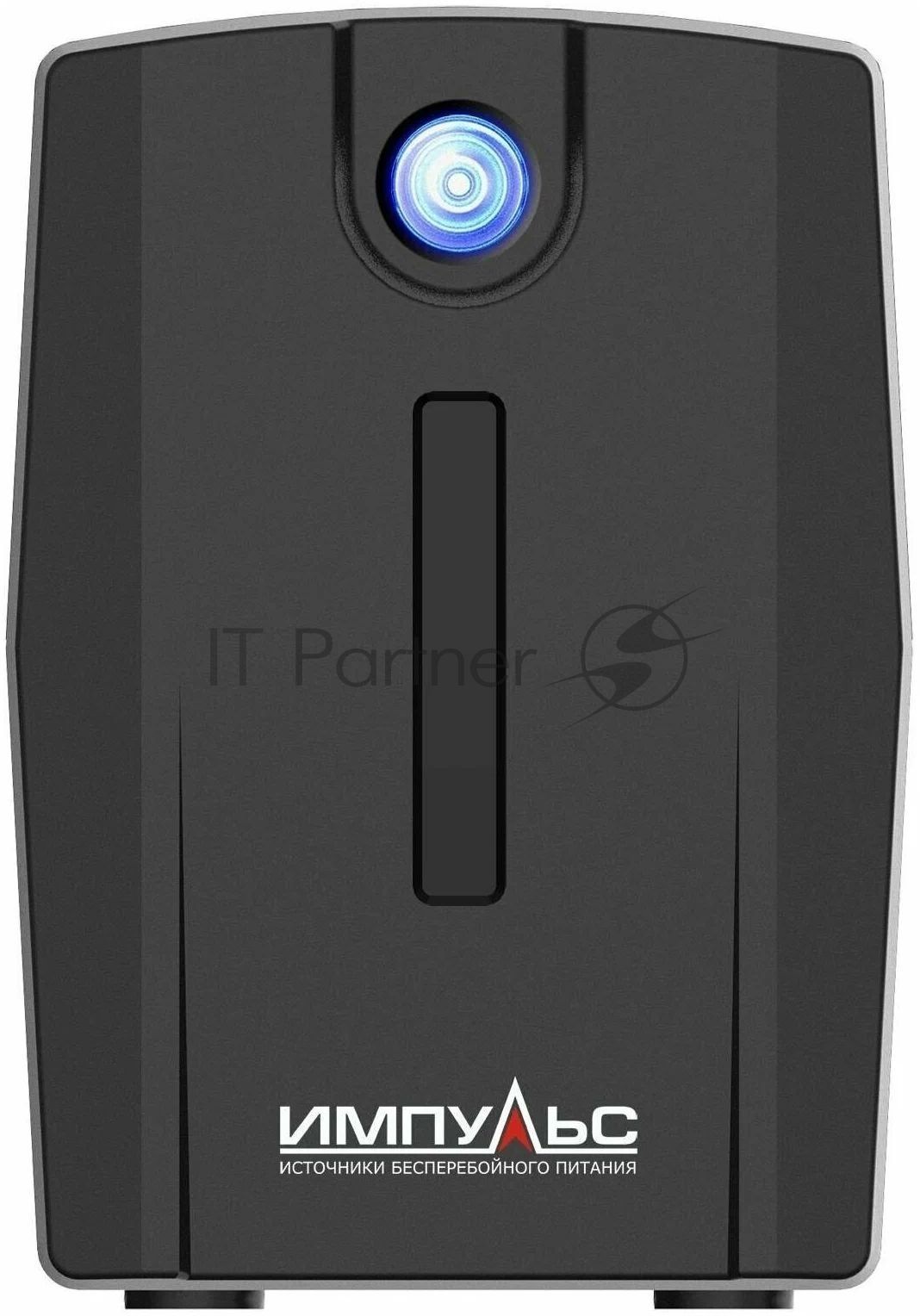 Источник бесперебойного питания Импульс ЮНИОР СМАРТ 1000, 1000/600 ВА/Вт, LED, IEC-C13x4