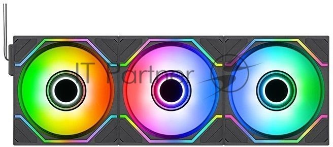 Вентилятор для корпуса Thermaltake Swafan 120 EX Infinity ARGB 120х120x25 черный 4-pin 32дБ (CL-F264-PL12SW-A) Ret