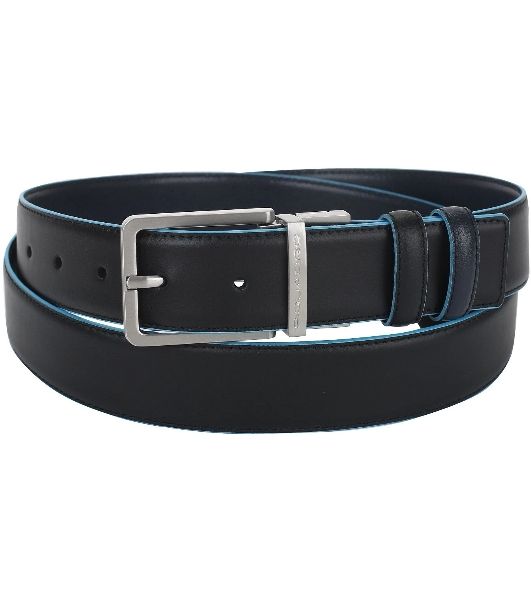Ремень мужской Piquadro Blue Square CU2619B2/NBLU2, черный/темно-синий, натур.кожа