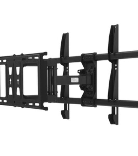 Кронштейн для телевизора Kromax GALACTIC-57 черный 32"-75" макс.60кг настенный поворотно-выдвижной и наклонный