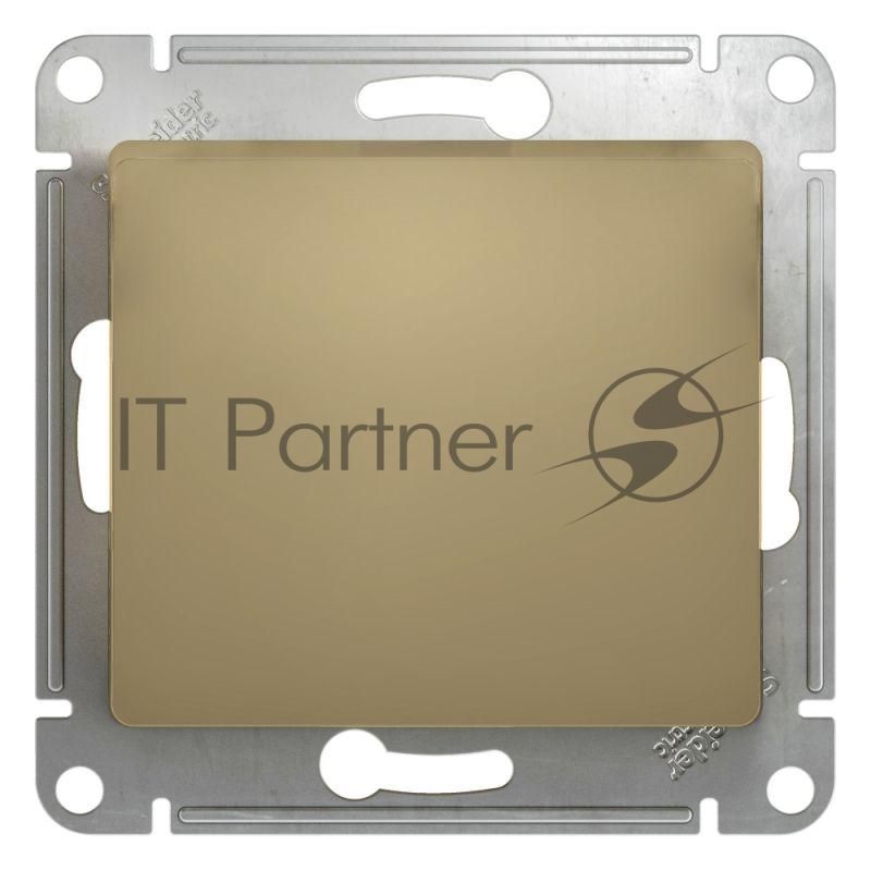 Механизм выключателя 1-кл. СП Glossa 10А IP20 10AX титан SchE GSL000411