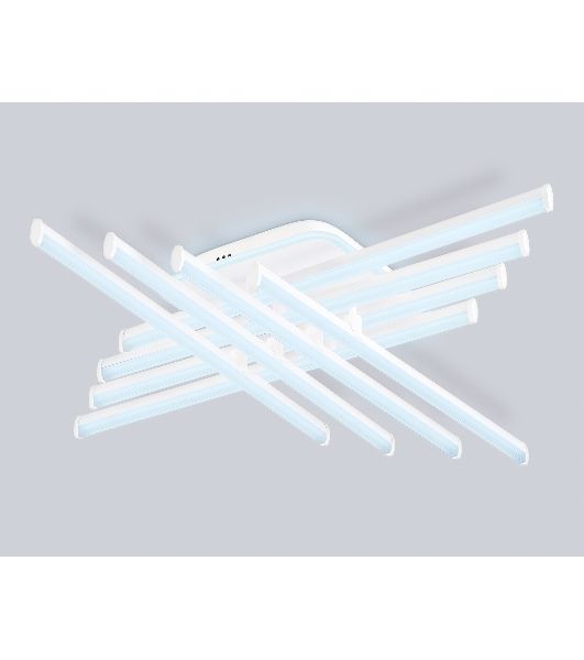 Потолочный светодиодный светильник Ambrella light FL6261 WH белый 130W 3000K-6400K 810*810*130 (ПДУ ИК)