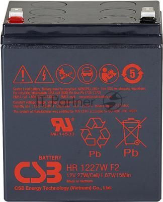 Батарея для ИБП CSB HR 1227W (12V 7.5Ah)