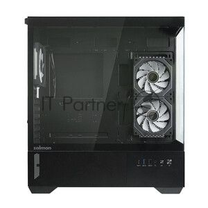 Компьютерный корпус ZALMAN CHRONIX V2, ATX, BLACK, WINDOW, 1xCombo (3.5’’ or 2.5’’), 1x3.5’’HDD, 2x2.5’’SSD, 1xUSB2.0, 1xUSB3.0, 1xUSB Type-C, SIDE 2x120мм ARGB, REAR 1x120мм ARGB
