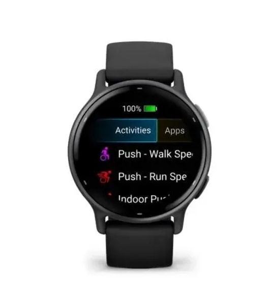 Умные часы Garmin Vivoactive 5, 1.2" AMOLED, 5G, Wi-Fi, Bluetooth, NFC, 5 ATM, черный