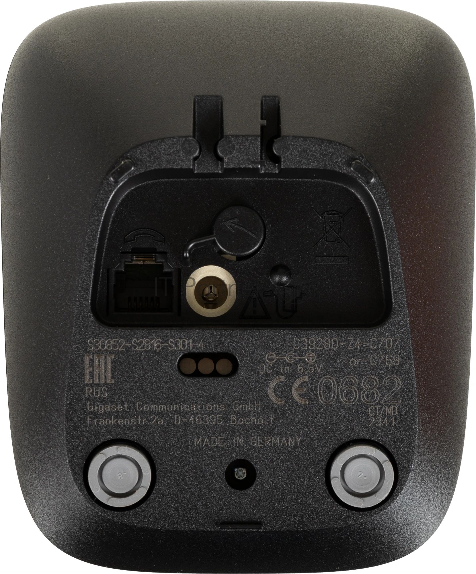 Радиотелефон Dect Gigaset AS690 SYS черный АОН