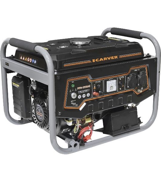 Электрогенератор бензиновый Carver PPG-3900АE, 3.2 кВт, 65дБ, 46 кг