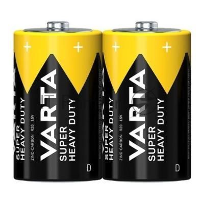 Батарейка Varta SUPERLIFE R20 D Shrink 2 Heavy Duty 1.5V (2020) (2/24/120) (24 шт.)