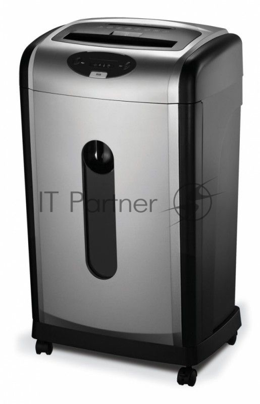 Шредер Office Kit S210 4x40 (секр.P-4)/фрагменты/15лист./28лтр./скрепки/скобы/пл.карты/CD