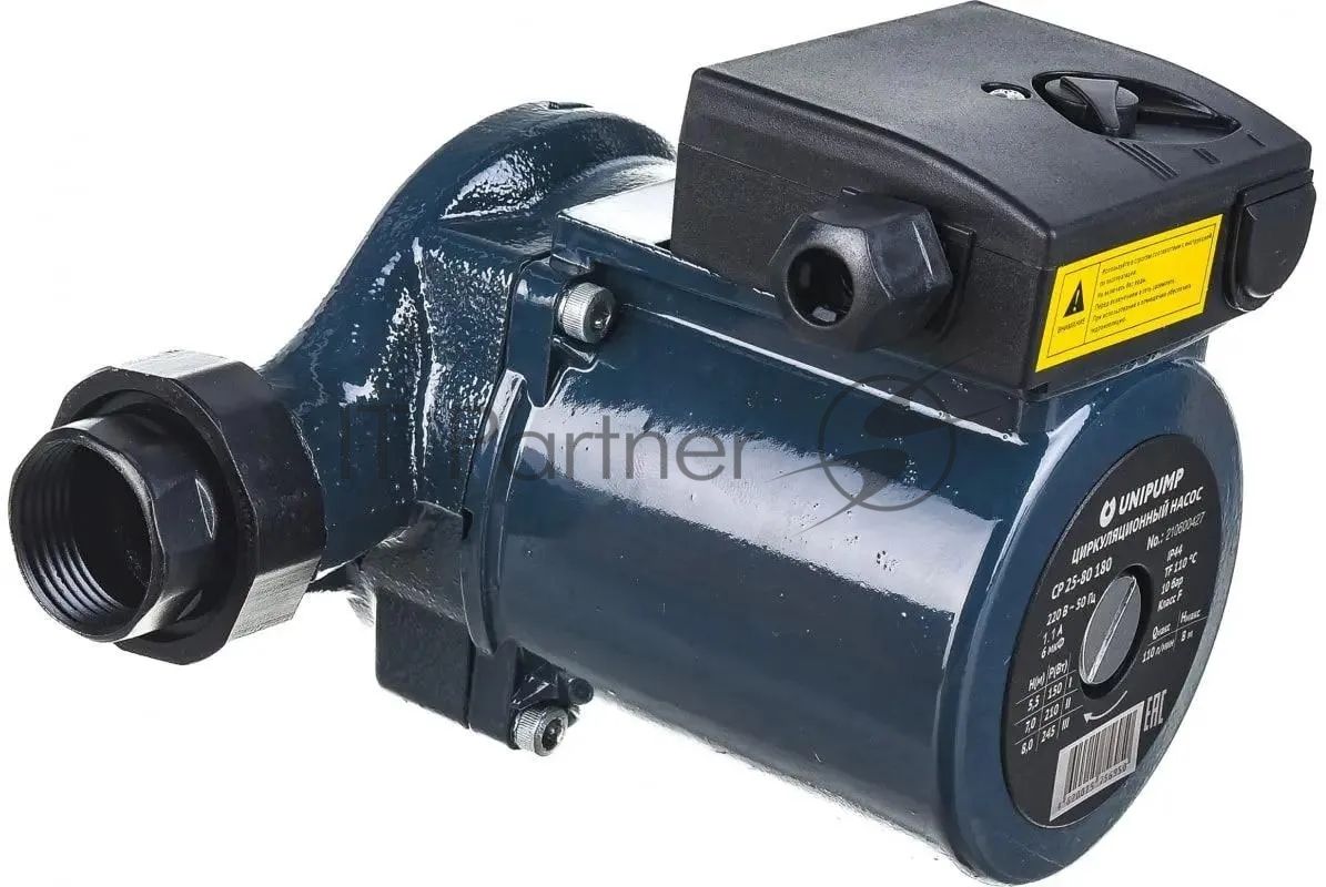 Насос циркуляц. UNIPUMP CP 25-80 180  (отопл.) 182 Вт.Напор 8м. 110 л/мин. 10 бар. Внеш резьба 1,5"