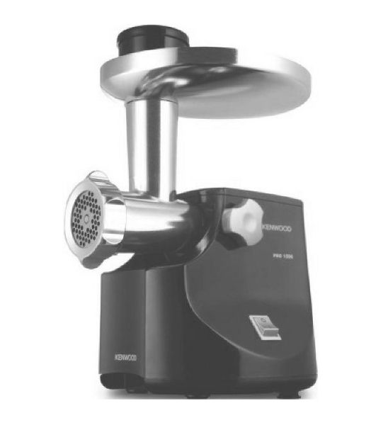 Мясорубка электрическая Kenwood MG474 черный, 1500 Вт, 1.5 кг/мин, реверс, защита от перегрузки, насадки - 6