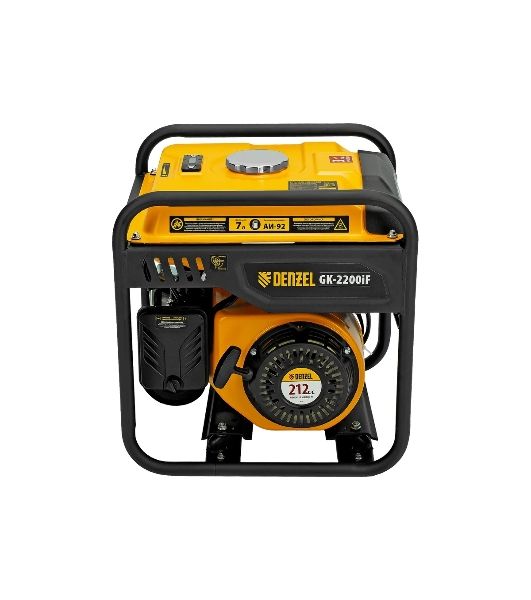 Электрогенератор бензиновый инверторный Denzel GK-2200iF, 2.2 кВт, 95 дБ, 27 кг