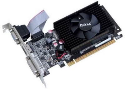 Видеокарта Sinotex Ninja GeForce GT 710, 2 GB GDDR3, 64 bit, HDMI, DVI-D, VGA, GPU 954 MHz