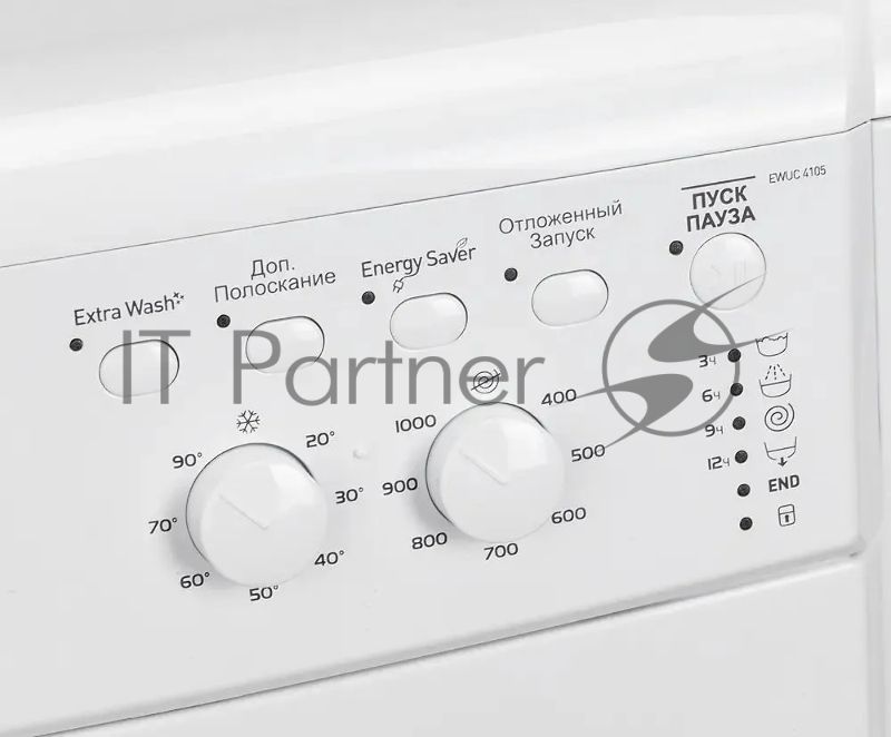 Стиральная машина Indesit EWUC 4105 CIS белый, загрузка фронтальная 4 кг, 1000 об/мин., класс: А