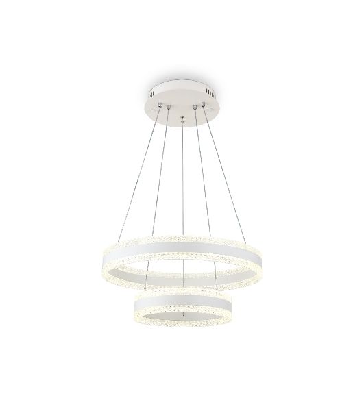Светильник Ambrella light FA6175/2 WH белый 108W 3000K+6400K/3000K/6400K/4200K+4200K D500*630 (ПДУ РАДИО 2.4G)