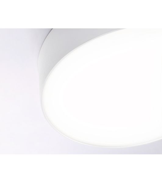 Потолочный светодиодный светильник Ambrella light FV5528 WH белый LED 45W 4200K D400*58 (Без ПДУ)