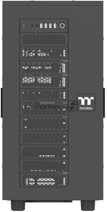 Корпус Thermaltake AX700 Black, Super-Tower, чёрный