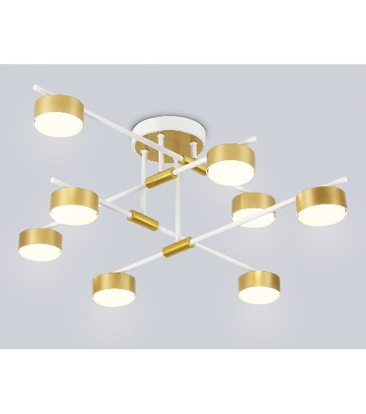 Потолочный светильник Ambrella light FL51751/8 WH/GD белый/золото GX53/8 max 12W 720*720*245