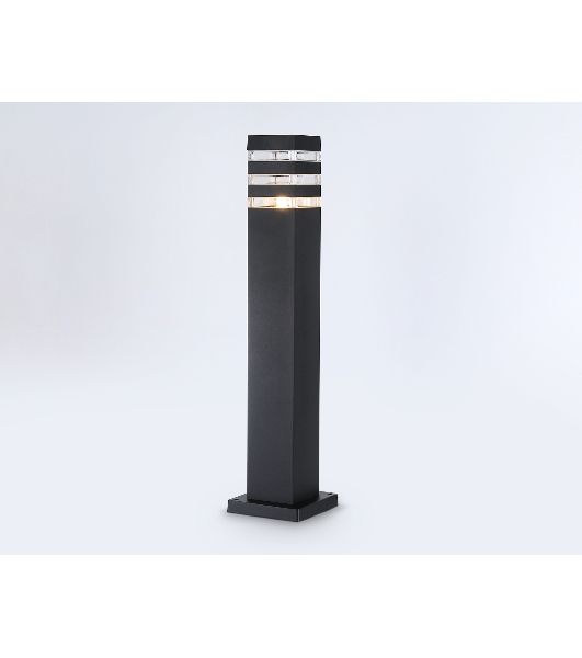 Светильник Ambrella light ST2582 BK/CL черный/прозрачный IP54 E27 max 40W 90*90*630