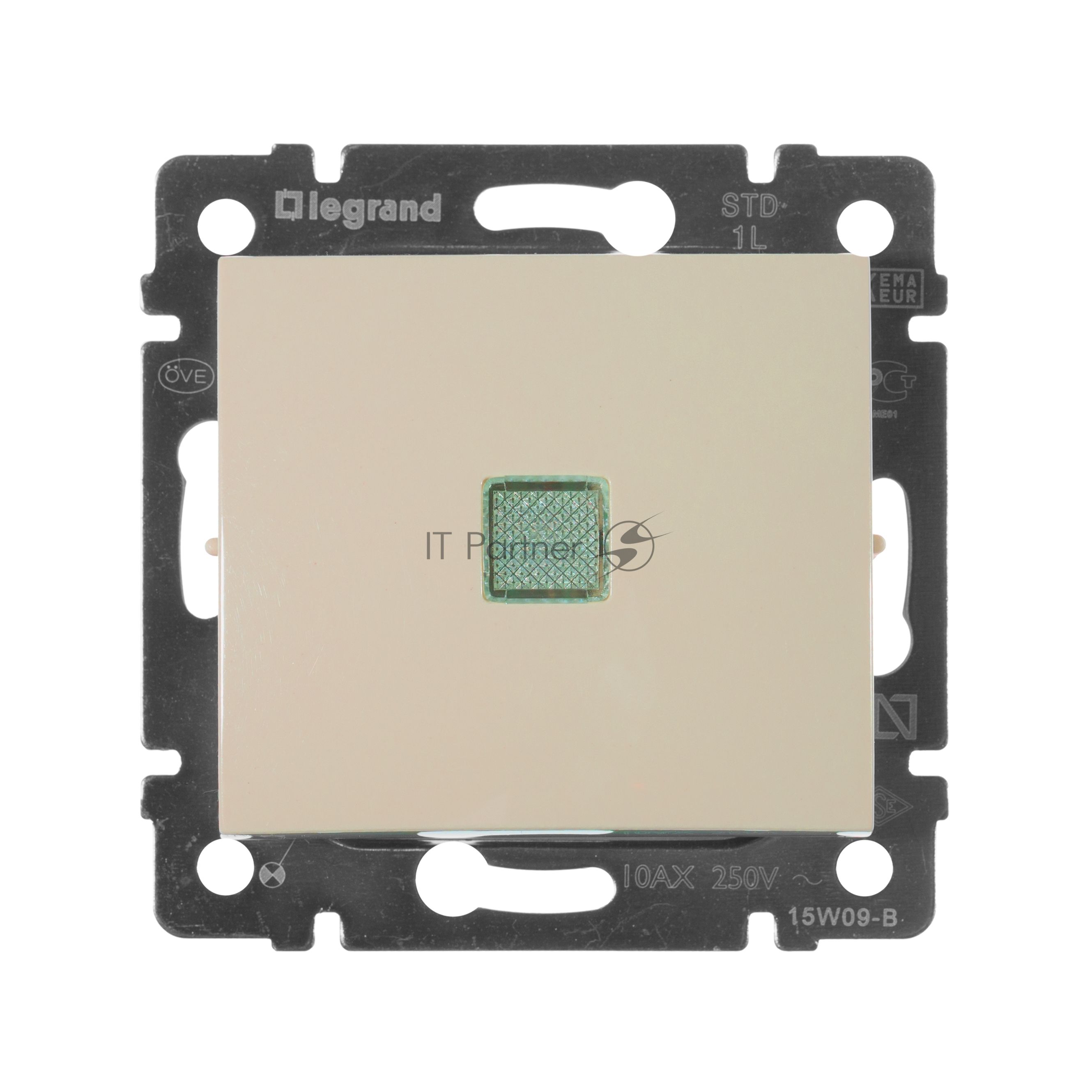 Выключатель Legrand 774310 Valena 10А c подсветкой, сл. кость