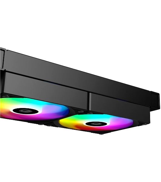 Система жидкостного охлаждения ID-Cooling FX240 LCD (Soc 1851/1700/1200/115X/AM5/AM4, 2x120мм fan, 2000rpm, 27.2 дБ, 300W, PWM 4-pin/5V 3Pin ARGb,Cop) (FX240 LCD)