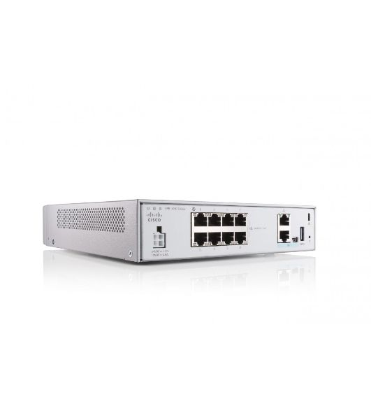 Межсетевой экран Cisco Firepower 1010 FPR1010-ASA-K9, 8×1 Гбит/с, управляемый
