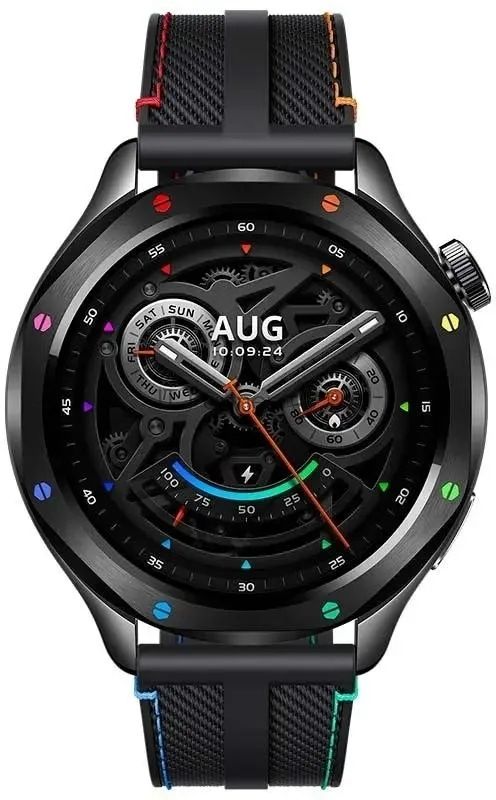 Смарт-часы Xiaomi Watch S4 47мм 1.43" AMOLED корп.черный рем.черный