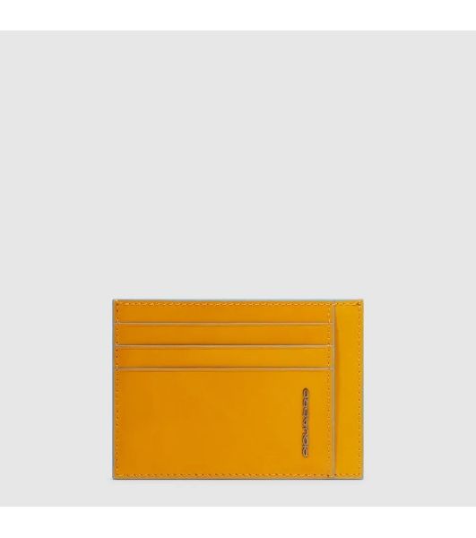 Картхолдер Piquadro Blue Square PP2762B2R/G шафрановый, натуральная кожа
