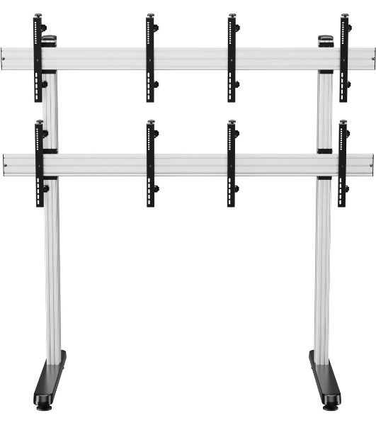 Стойка для телевизора Cactus CS-FS-TV4-PRO черный, 45-55" макс. 50 кг, напольный мобильный