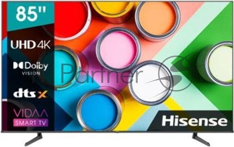 Телевизор Hisense 85" 85A6BG черный LED UHD 60Hz Smart