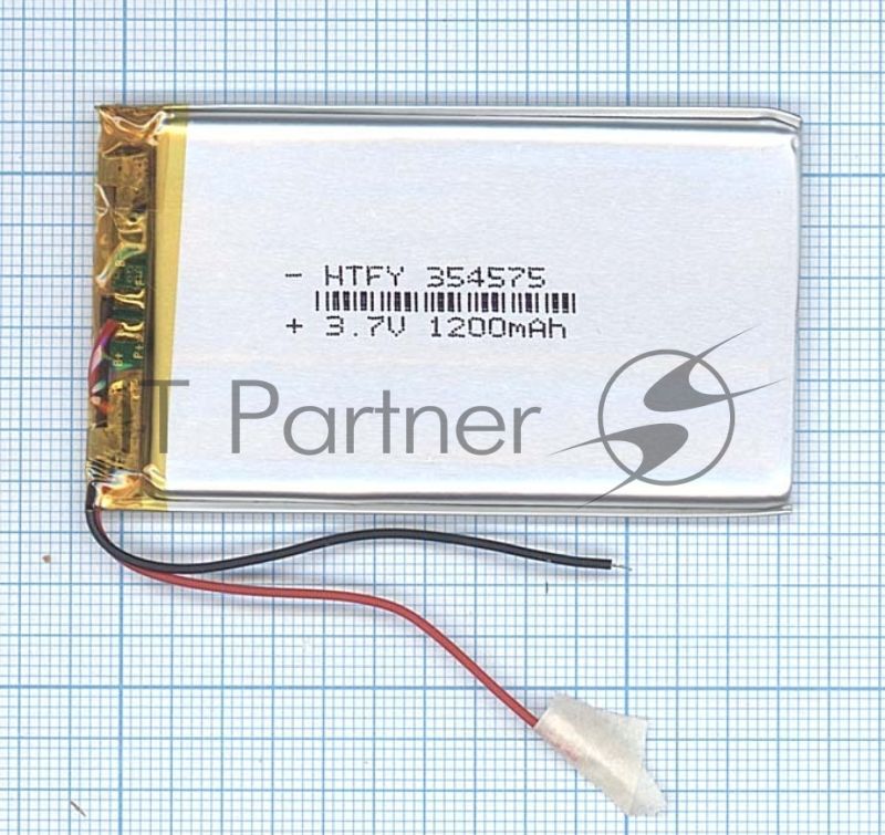 Аккумулятор Li-Pol (батарея) 3.5x45x75 мм 2pin 3.7V/1200mAh