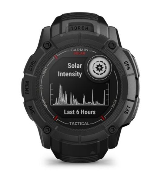 Умные часы Garmin Instinct 2X Solar, 1.0" MIP, 5G, Bluetooth, IPX7, черный